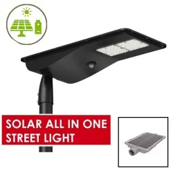 Solar PV Premium LED Street Light 10W/20W/30W/40W - All-in-one Solar PV Street Exterior Light c/w Built In Integral Solar Panel & Integrated Lithium LiFePO4 Battery