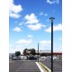 Solar Vertical Pole Mounted PV Panel - Wrap Around Solar c/w 25W/50W LED Street Light Post Top & Lithium LiFePO4 Battery