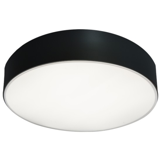 LED Round Surface Mount/Suspended Downlight Ø480mm - 30W (2,850lm) Black Casing