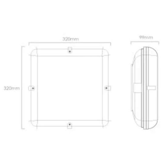 **CLEARANCE ** Vandal Proof LED Bulkhead IP65 / IK10 - Outdoor Die-Cast Aluminium **CLEARANCE ** Vandal Proof LED Bulkhead IP65 / IK10 - Outdoor Die-Cast Aluminium
