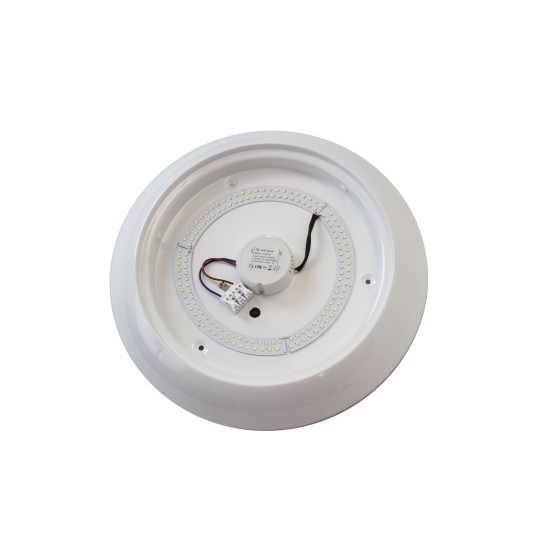 LED Opal Polo Dome Bulkhead Light - Corridor Light 18W / 24W Surface Mount