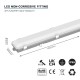 4ft LED Strip Lights - 1200mm Non-corrosive IP65 Twin/120cm [1.2m] Vapour-proof / Weatherproof Batten
