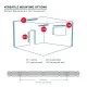 4ft LED Strip Lights - 1200mm Non-corrosive IP65 Twin/120cm [1.2m] Vapour-proof / Weatherproof Batten