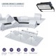 300W Asymmetric LED Flood Sports Area Light for Tennis Court, Football, Rugby Pitch, Horse Menage, Golf, Stadium, Arena