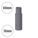 Reducer Spigot Adaptor for Lighting Column / Lamp Post - 76mm column to 60mm 