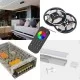 RGBW Home LED Strip Kit RGBW Colour Changing - Home LED Kit - Includes LED Strip Tape, LED Profile, Driver + Optional RF Remote or Wall Plate Controller, 5m Cable 24V - IP21 RGBW Home LED Strip Kit RGBW Colour Changing - Home LED Kit - Includes LED Strip Tape, LED Profile, Driver + Optional RF Remote or Wall Plate Controller, 5m Cable 24V - IP21