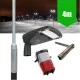 4m Lamp Post Lighting Column 40W Premium LED Street Light Kit c/w Fuse Cutout and M8 Key (4m Above Ground)