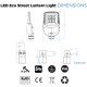 LED ECO Street Lantern Light 60W/8,400lm c/w Photocell NEMA Dusk til Dawn Sensor