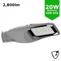 LED ECO Street Lantern Light 20W/2,800lm – 3 - 5m Column Street Lighting Fixture