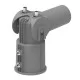 Street Lighting Column / Lamp post Bracket/Adaptor - Adjustable 76mm column-to-60mm arm Street Lighting Column / Lamp post Bracket/Adaptor - Adjustable 76mm column-to-60mm arm