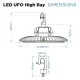 LED Eco High Bay Light 250W Low Bay (2nd Gen) - Warehouse Industrial UFO Fitting - 400W MHL Replacement Flicker Free LED Eco High Bay Light 250W Low Bay (2nd Gen) - Warehouse Industrial UFO Fitting - 400W MHL Replacement Flicker Free