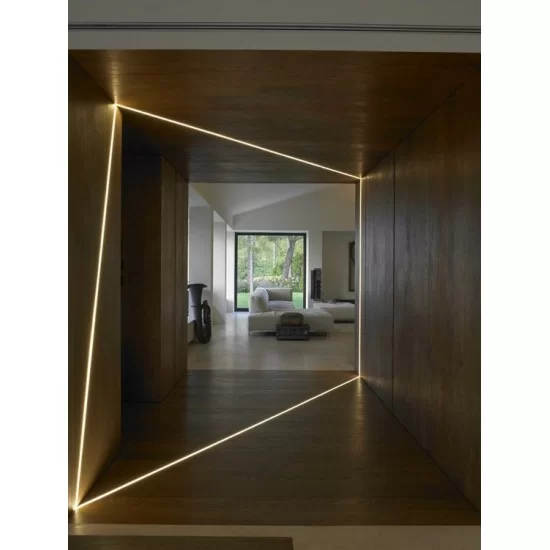 LED Channel - SLIM / Aluminium Profile for LED Strip series - 1m/2m/2.5m length c/w LED Strip Diffuser