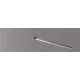 LED Strip Extrusion - Suspended Round (Round Diffuser) / Aluminium Extrusion for LED Strip series - c/w Clip-on Diffuser + End Caps