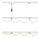 LED Profile Bendable Curved for LED Strip - Surface Mount Aluminium LED Channel c/w  Diffuser + End Caps + Mounting Clips 