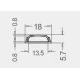 LED Profile Bendable Curved for LED Strip - Surface Mount Aluminium LED Channel c/w  Diffuser + End Caps + Mounting Clips 