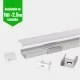 LED Channel - SLIM / Aluminium Profile for LED Strip series - 1m/2m/2.5m length c/w LED Strip Diffuser