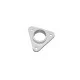 LED Strip Extrusion - Suspended Round (Round Diffuser) / Aluminium Extrusion for LED Strip series - c/w Clip-on Diffuser + End Caps