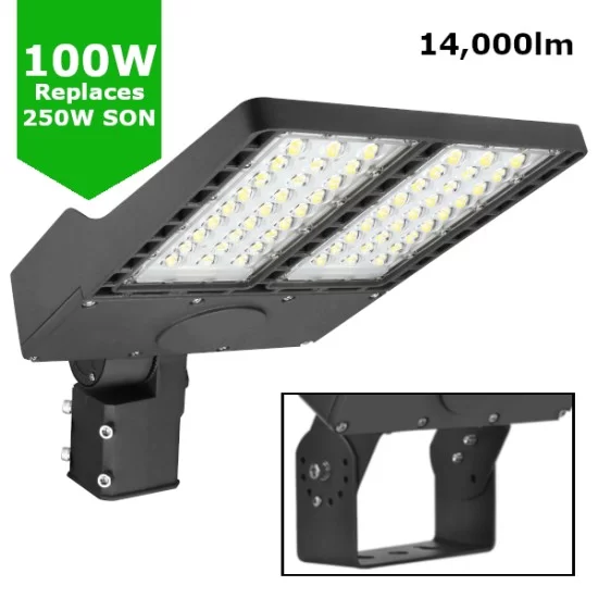 100W LED Flood Sports Area Light / Exterior Car Park Flood Lighting - Philips Luxeon Lumileds® LEDs Flicker Free 100W LED Flood Sports Area Light / Exterior Car Park Flood Lighting - Philips Luxeon Lumileds® LEDs Flicker Free