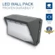 LED Wallpack - 40W 4,800lm - Die-cast aluminium Body with 5mm Glass - Replacement for 70W MHL Metal Halide Replacements Flicker Free