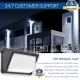 LED Wallpack - 40W 4,800lm - Die-cast aluminium Body with 5mm Glass - Replacement for 70W MHL Metal Halide Replacements Flicker Free